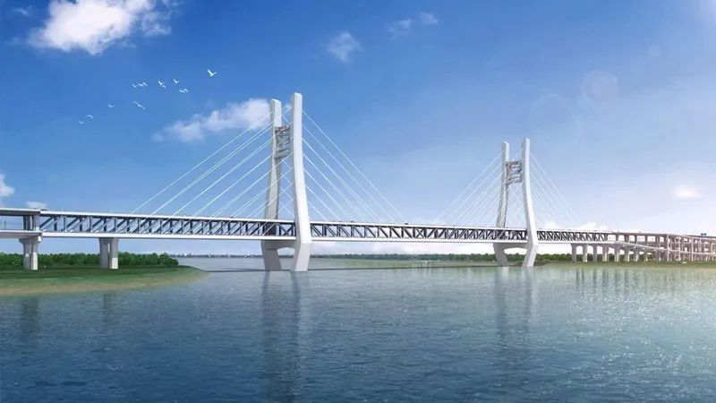 高铁“八纵八横”与南昌“十纵十横”相切线——公铁两用隆兴大桥建设全力推进_拉斯维加斯3133cc